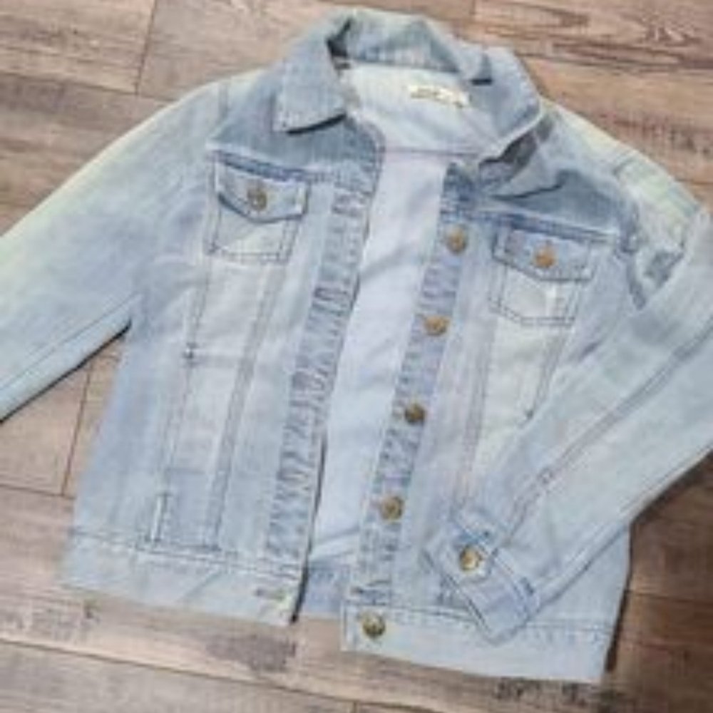 Light colored jean jacket
